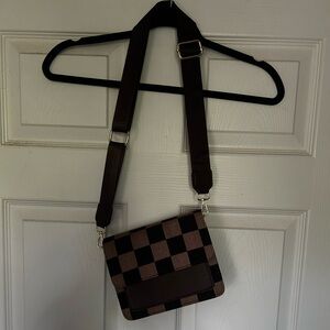 Checkered Crossbody Bag